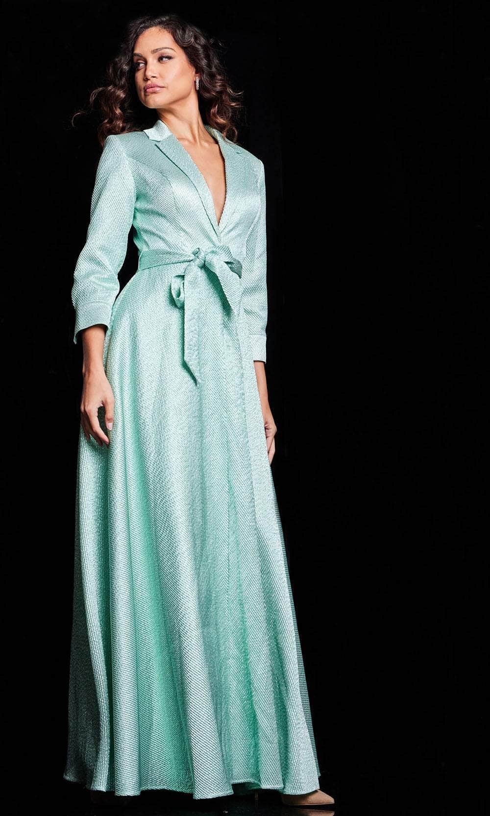 Jovani 23179 - Tie Waist Evening Dress Mother of the Bride Dresses
