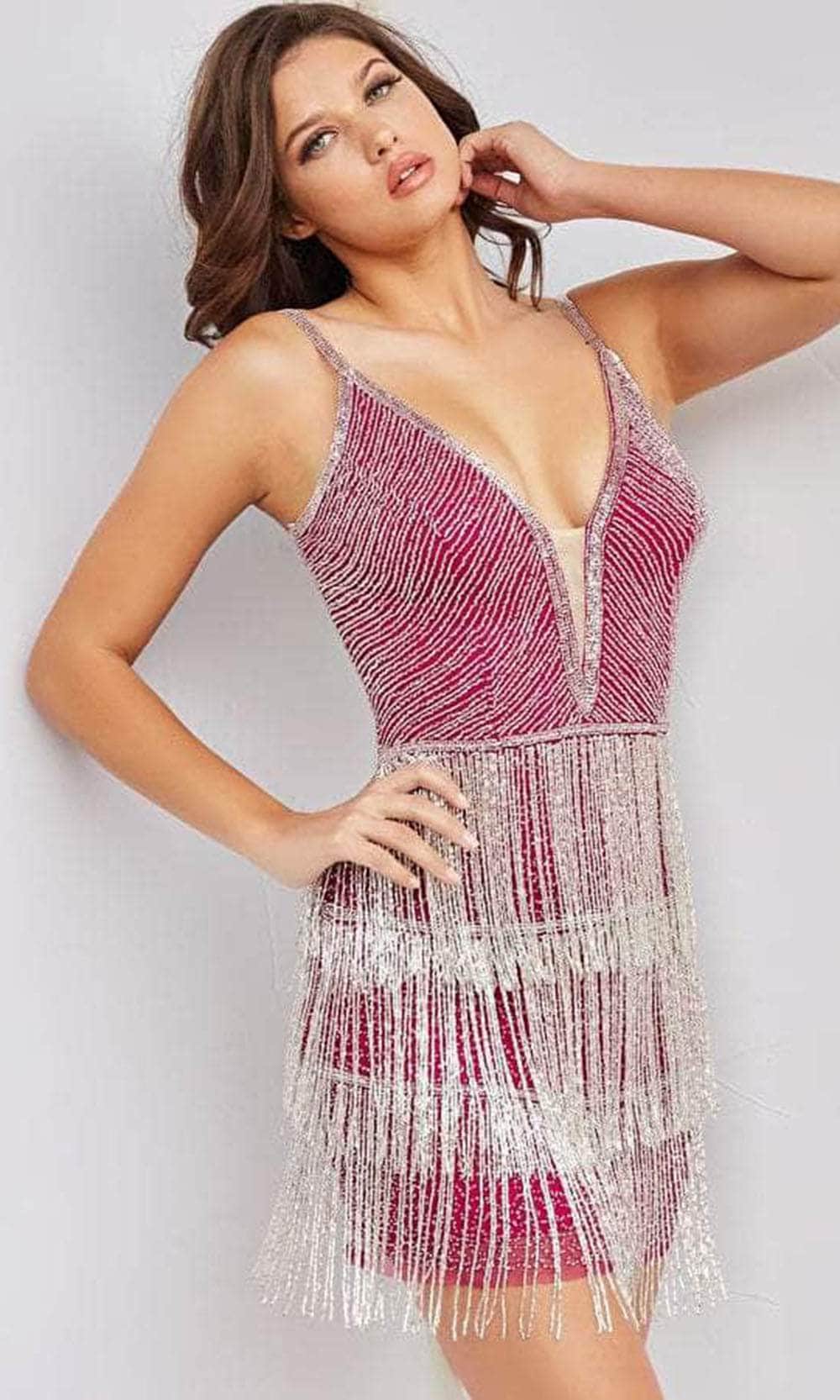 Jovani 23293 - Sleeveless Crystal Cocktail Dress Special Occasion Dress