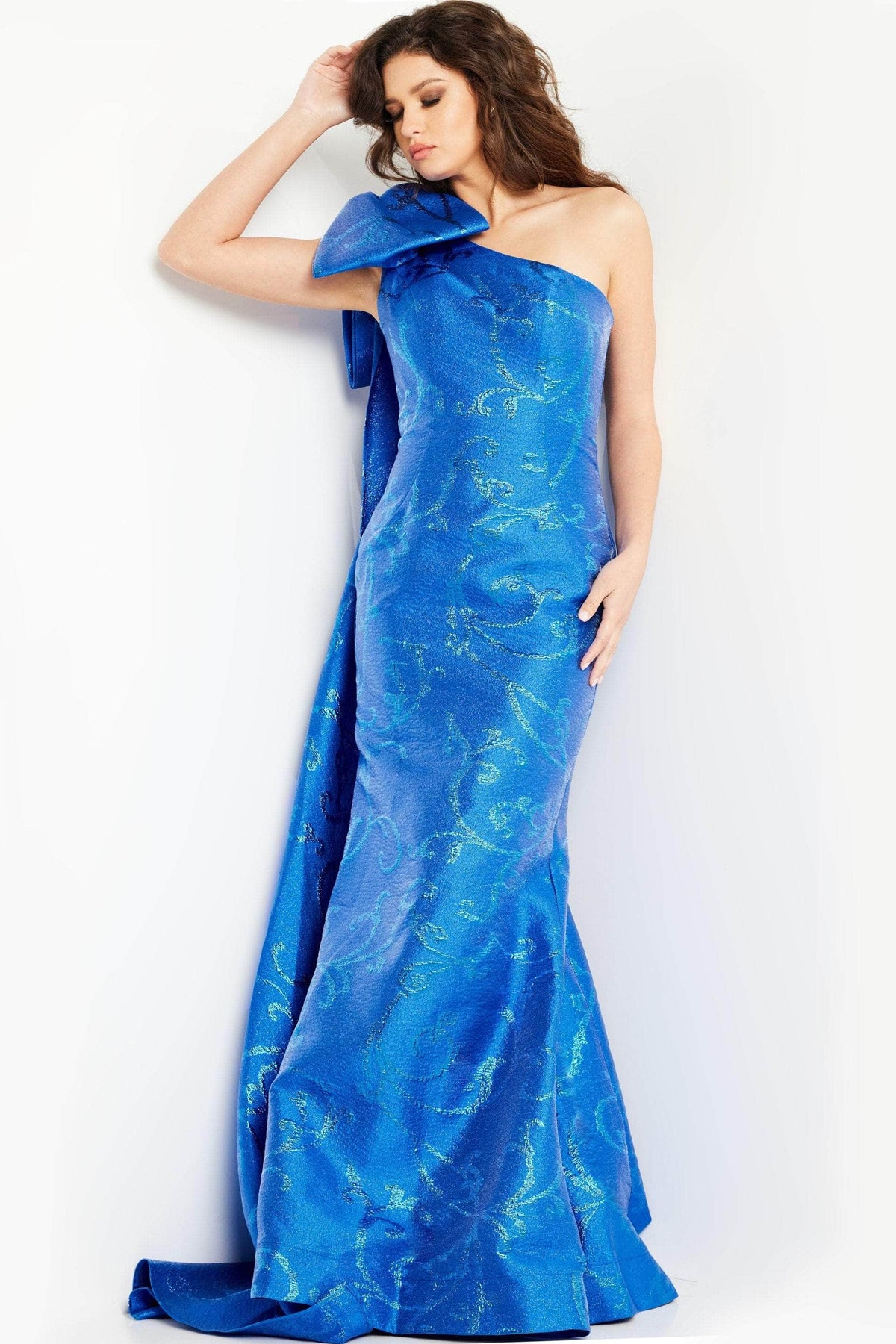 Jovani 23742 - Oversized Bow Mermaid Prom Dress Prom Dresses
