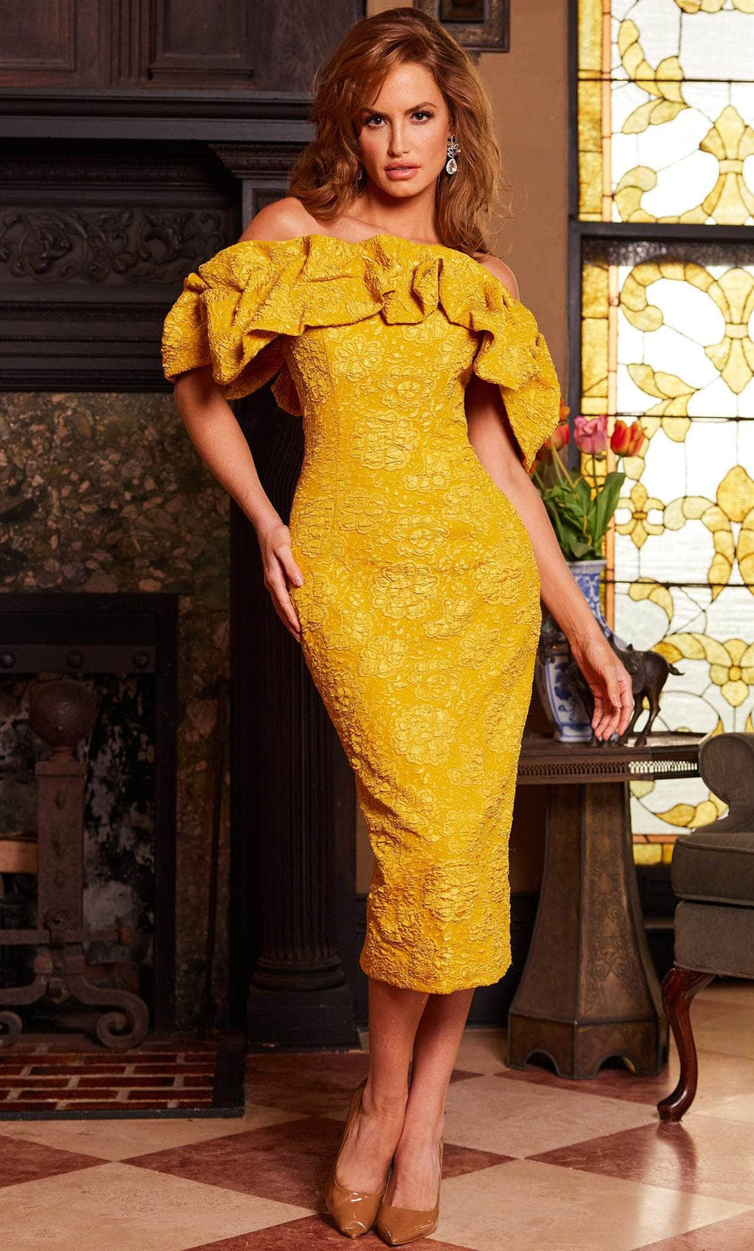 Jovani 23848 - Tea Length Dress