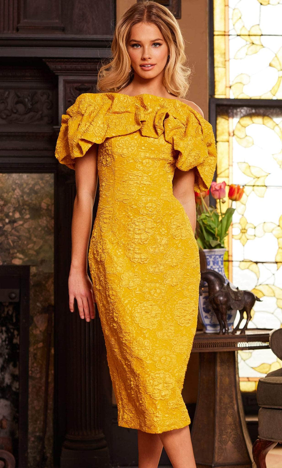 Jovani 23848 - Tea Length Dress