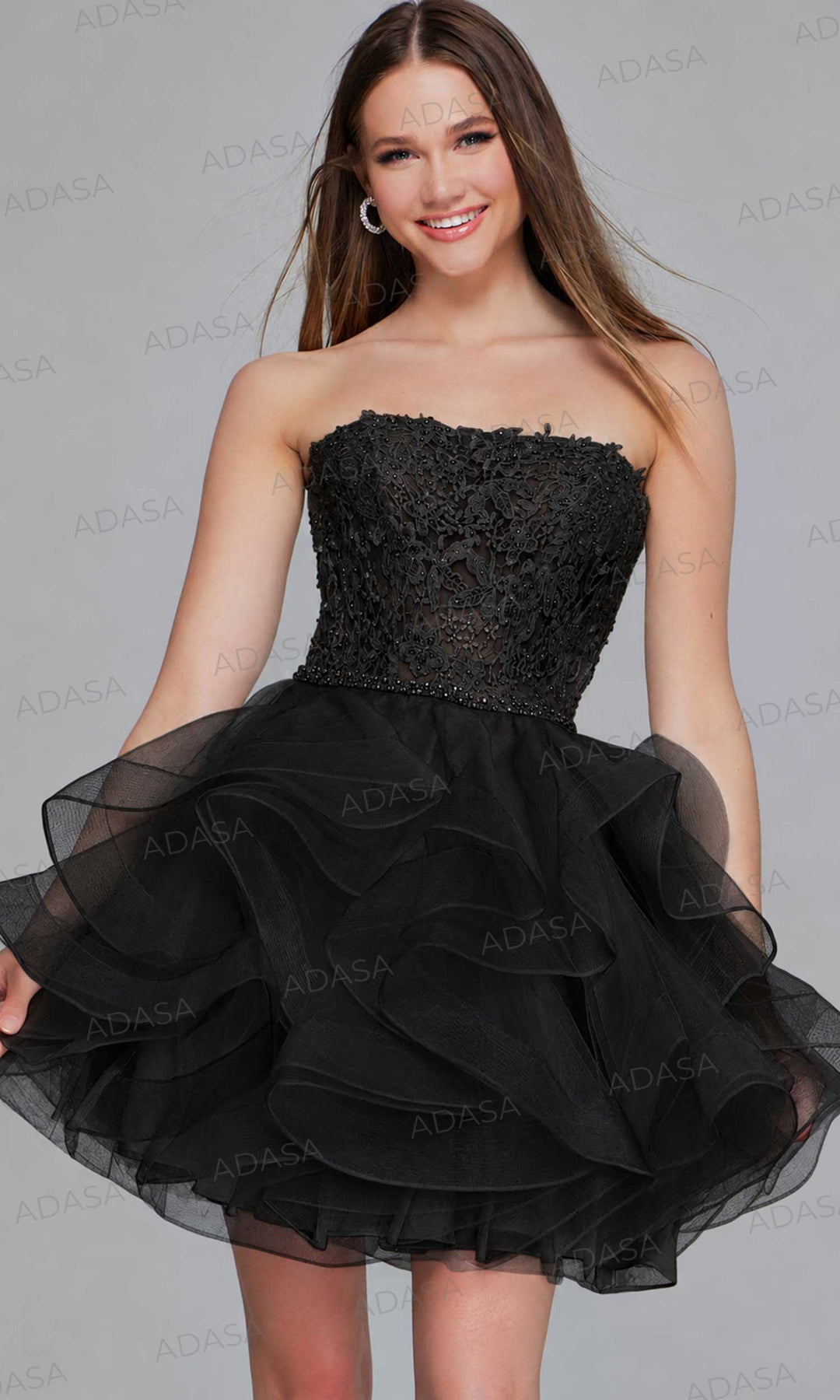 Jovani 24371 - Strapless Cocktail Dress