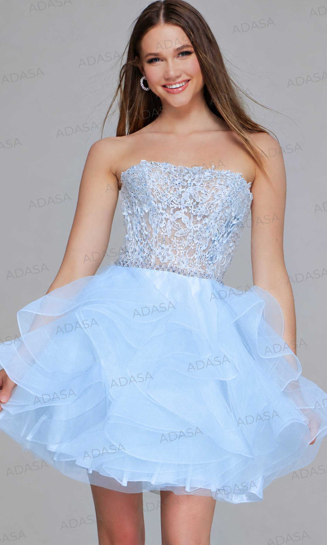 Jovani 24371 - Strapless Cocktail Dress