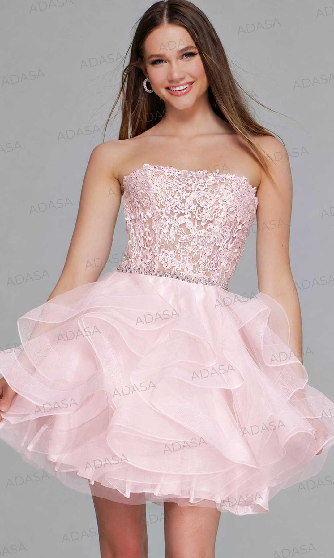 Jovani 24371 - Strapless Cocktail Dress