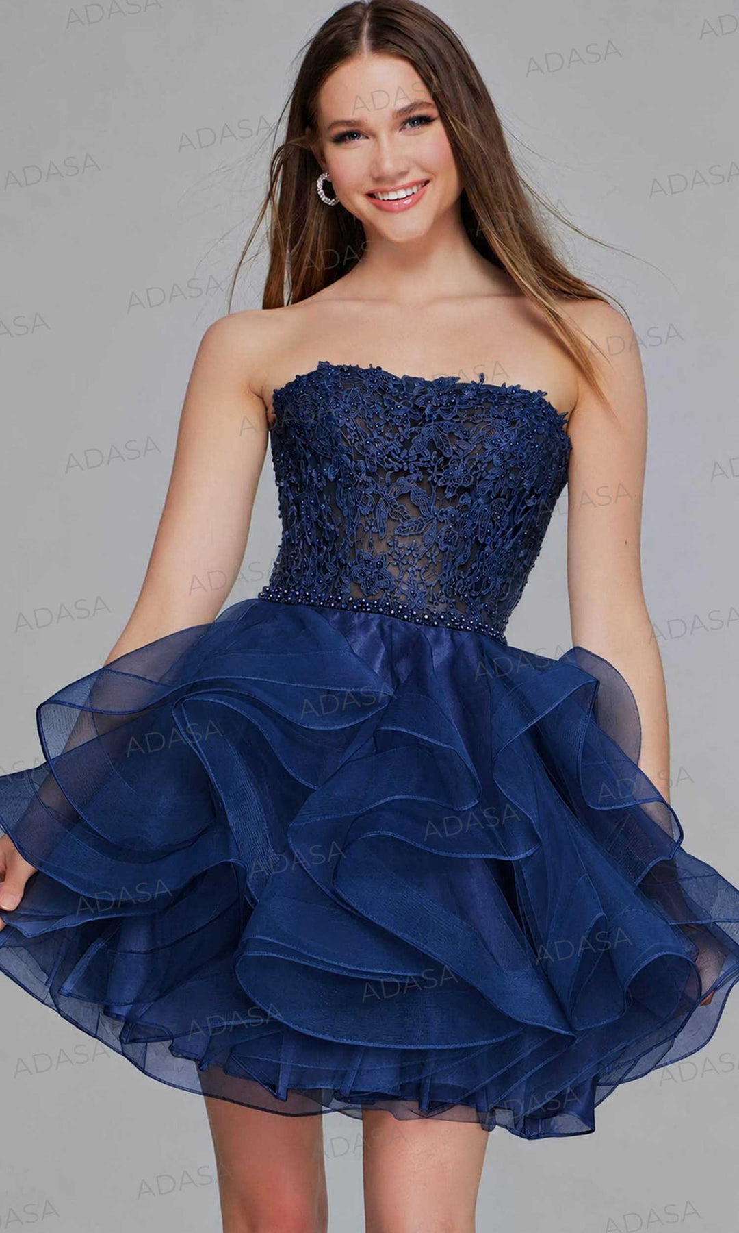 Jovani 24371 - Strapless Cocktail Dress