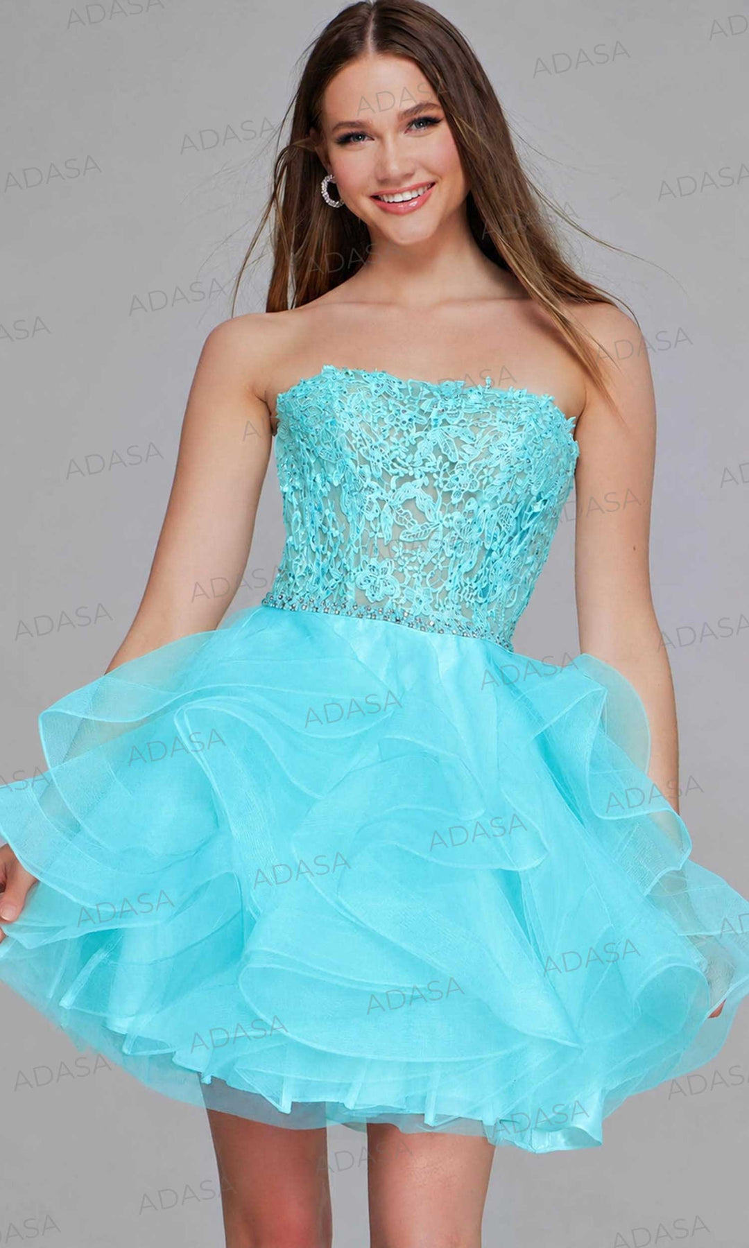 Jovani 24371 - Strapless Cocktail Dress