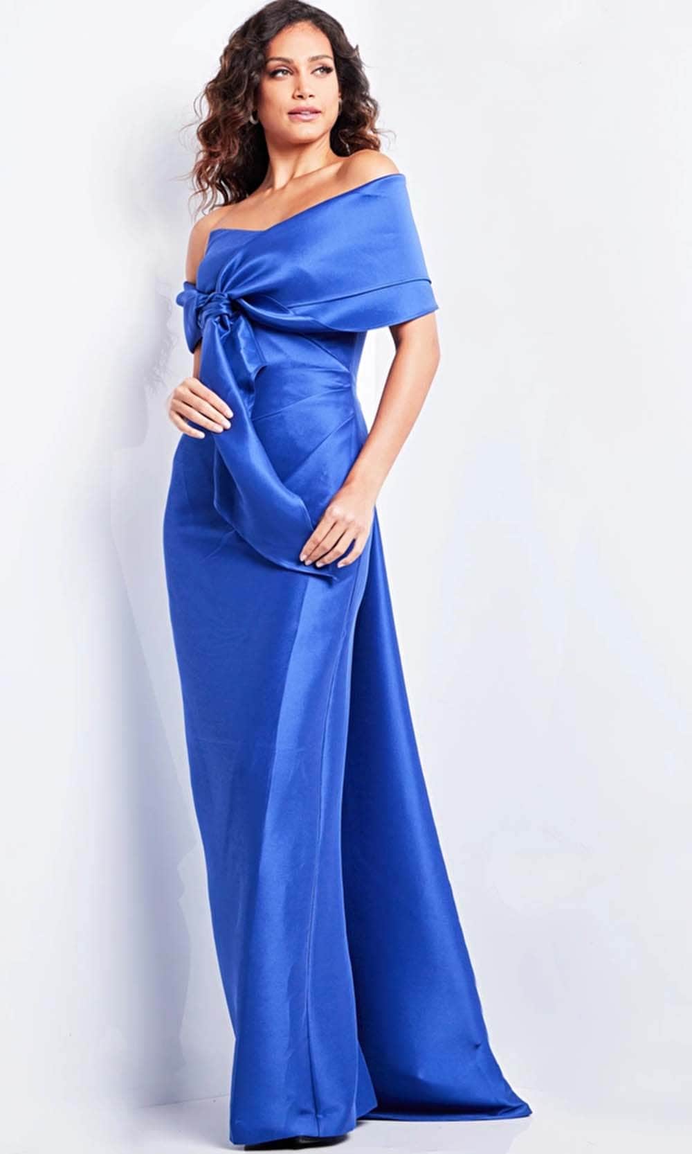 Jovani 24641 - Bow Accented Evening Dress Mother of the Bride Dresses