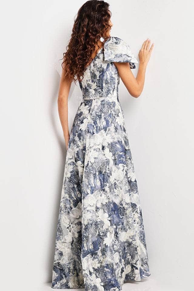 Jovani 25663 - One -Sleeve A-line Dress Special Occasion Dress
