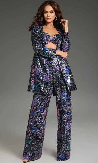 Jovani 25750 - Wide Leg Pants Two Piece Pant Suit Formal Pantsuits