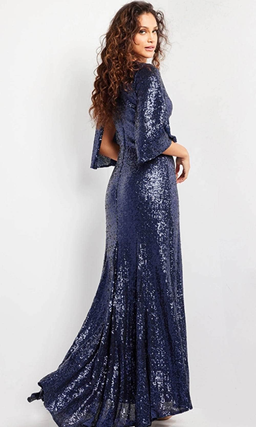 Jovani 25753 - Kimono Sleeve Evening Gown Special Occasion Dress