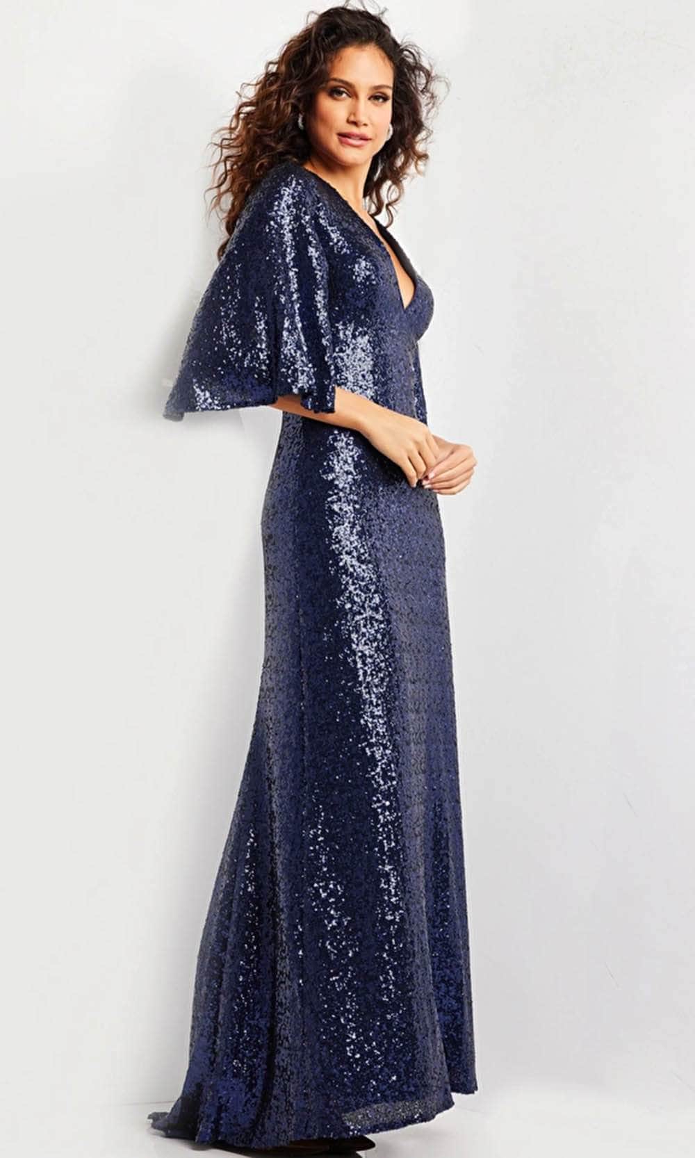 Jovani 25753 - Kimono Sleeve Evening Gown Special Occasion Dress