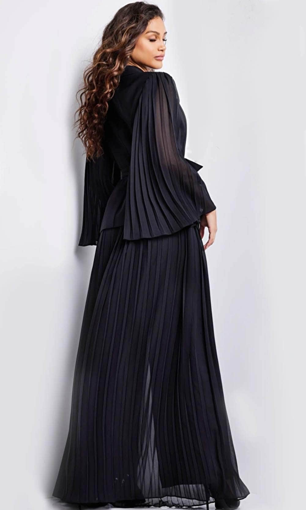 Jovani 26024 - V-Neck Blazer Evening Dress Special Occasion Dress
