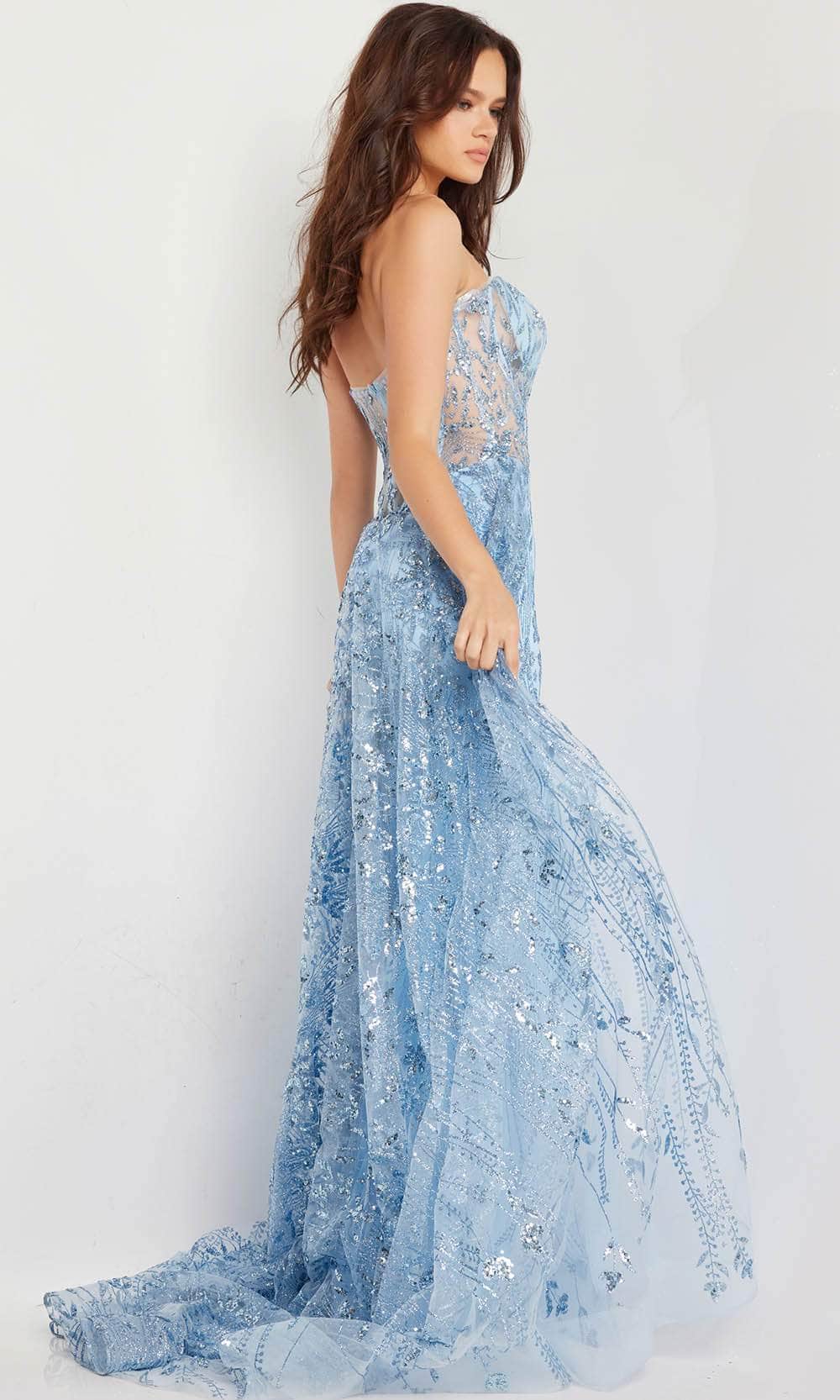 Jovani 26113 - Strapless Corset Prom Gown Pageant Dresses