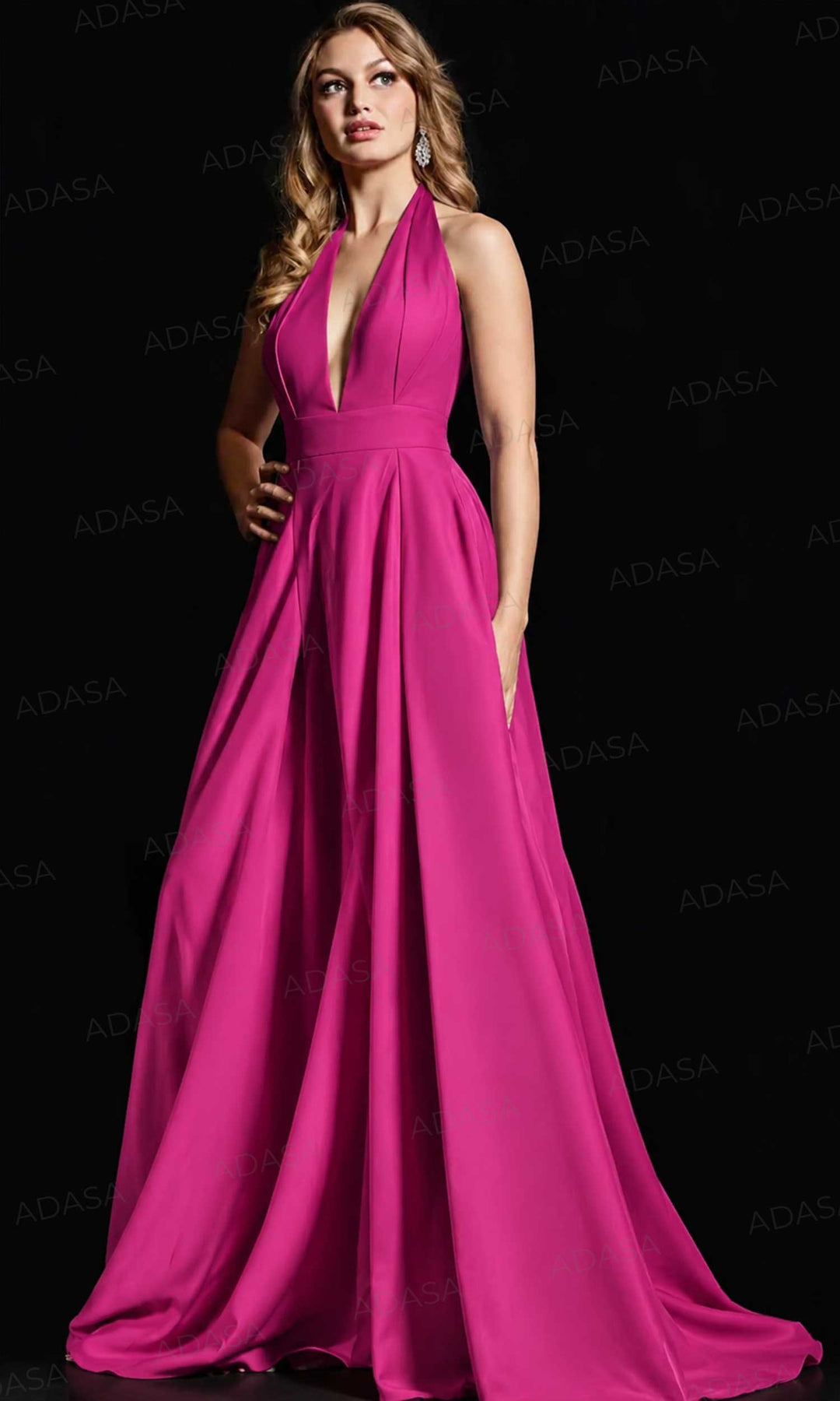 Jovani 26146 - Bow Accented One-Shoulder Prom Gown