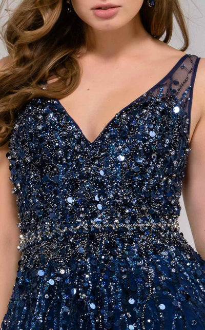Jovani - 29085 Sleeveless Adorned Tulle Gown Special Occasion Dress