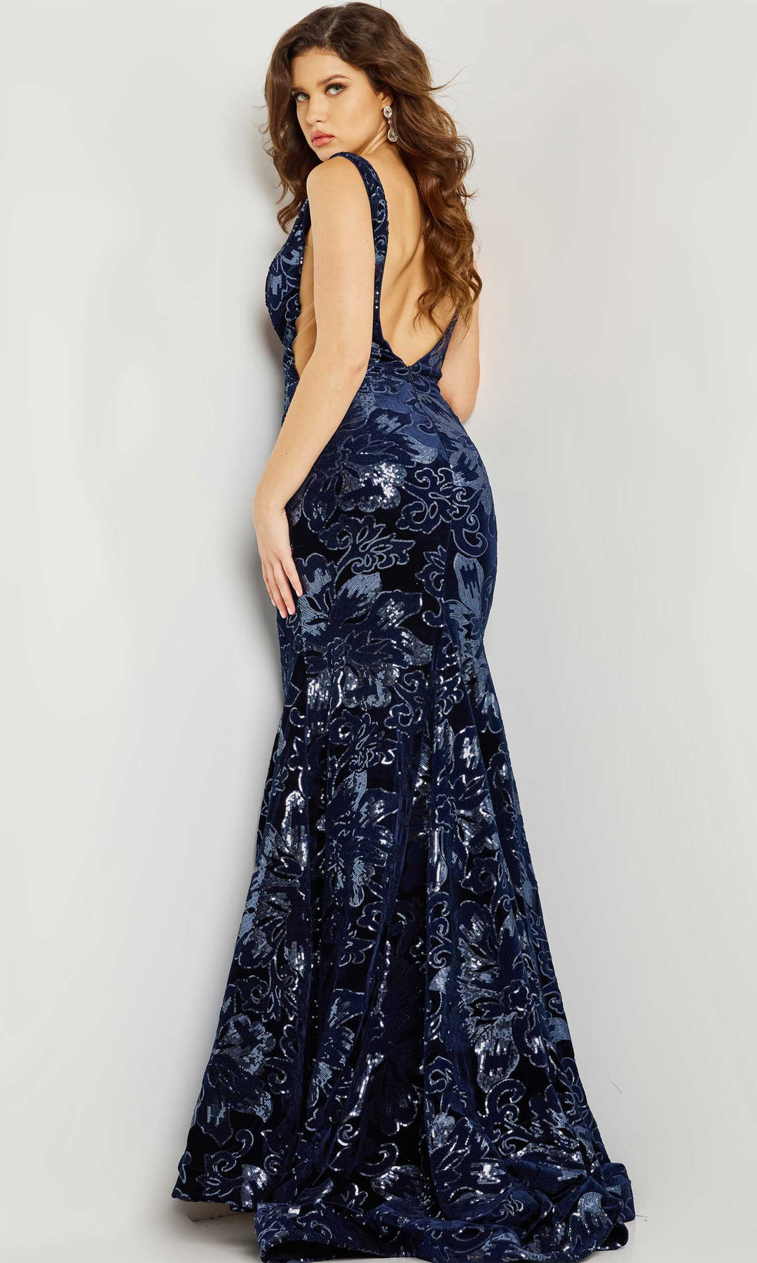 Jovani 32581 - Cutout Sequin Sleeveless Dress