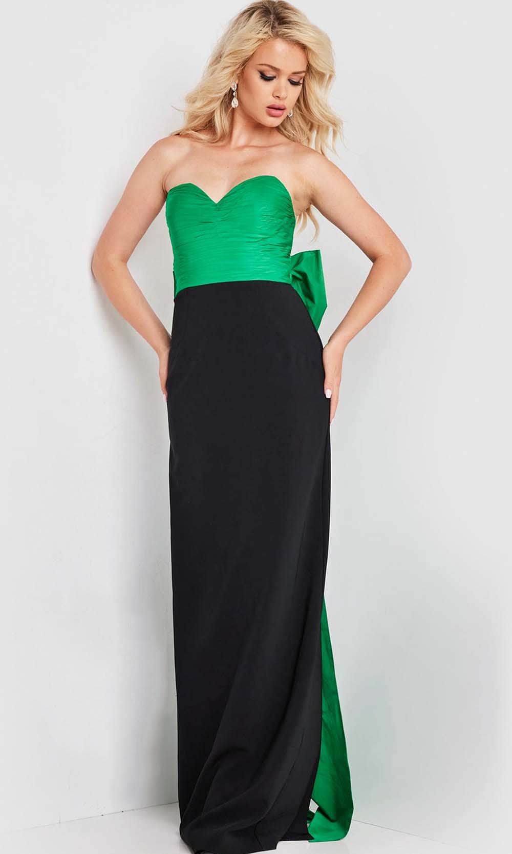 Jovani 36670 - Ruched Strapless Prom Gown Special Occasion Dress
