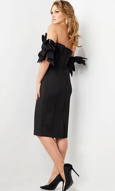 Jovani 36998 - Strapless Knee-Length Dress Holiday Dresses