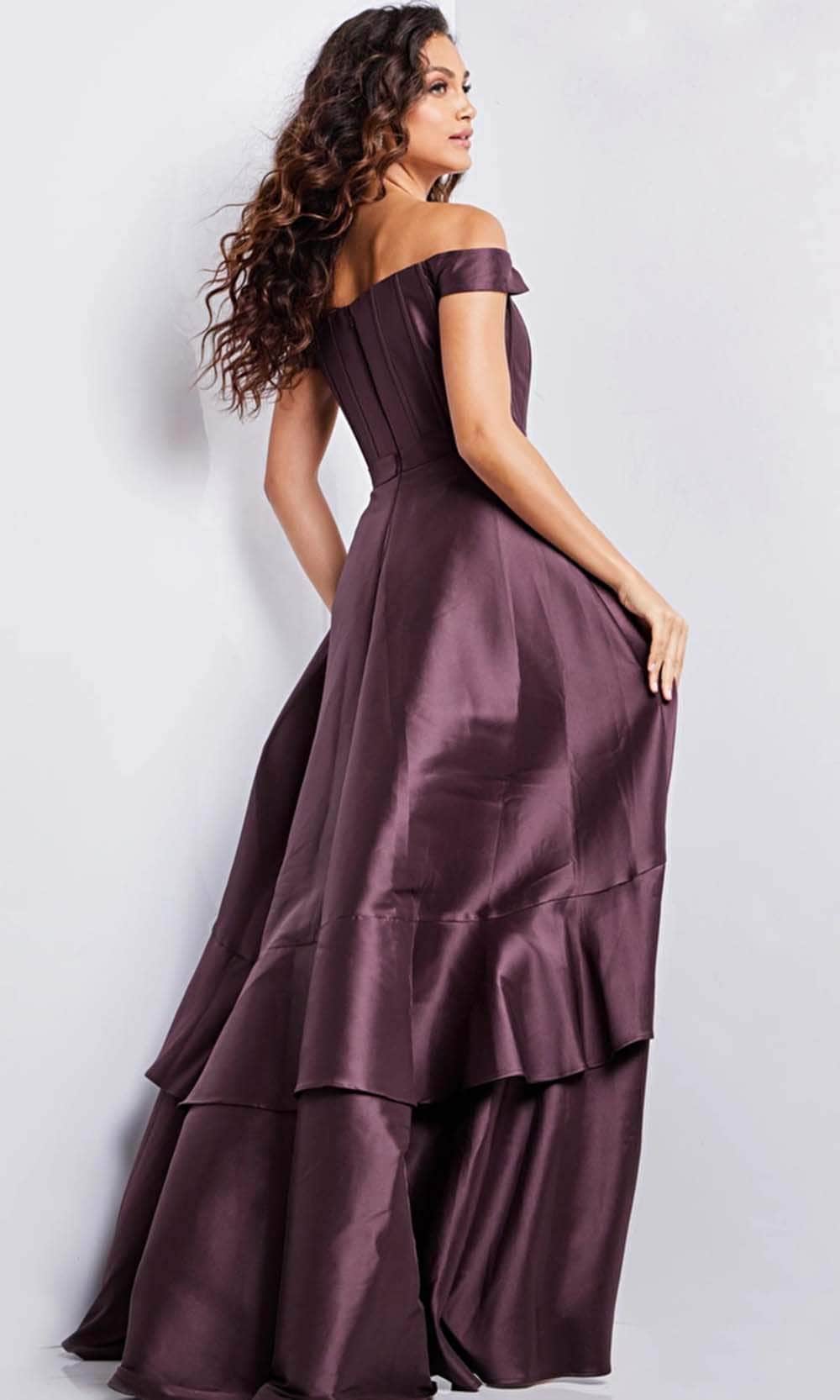 Jovani 37014 - Corset High Low Evening Dress Evening Dresses