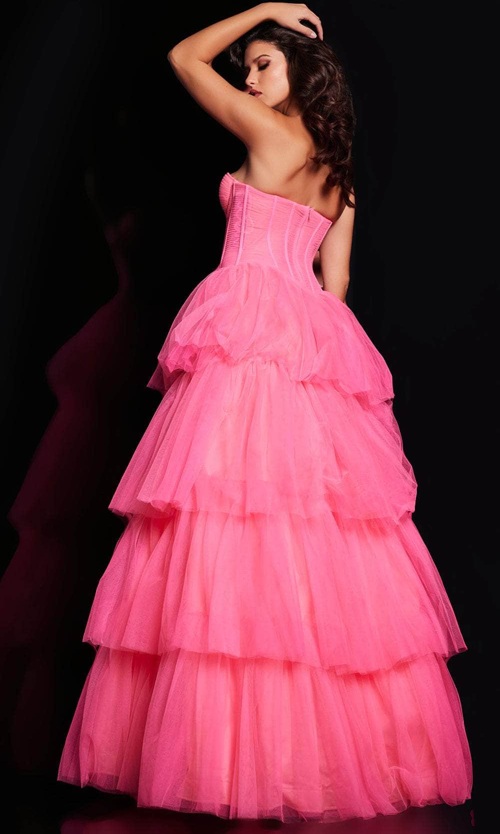 Jovani 37062 - Strapless Corset Ballgown Special Occasion Dress