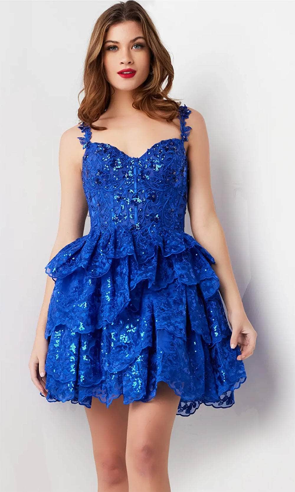 Jovani 37080 - Sequin Embroidered Sweetheart Cocktail Dress Cocktail Dresses