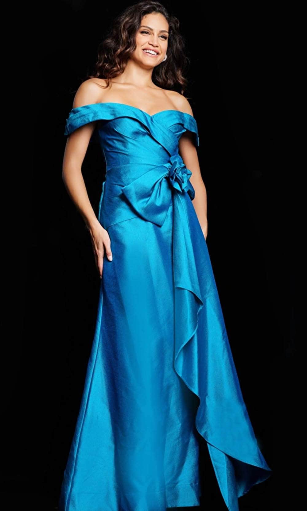 Jovani 37098 - Sweetheart Taffeta Evening Gown Evening Dresses