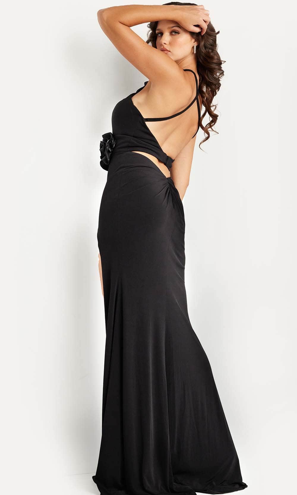 Jovani 37164 - Halter Cutout Prom Dress Special Occasion Dress