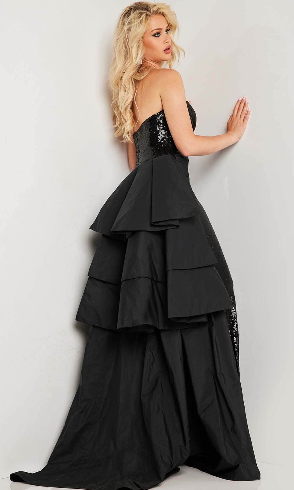 Jovani 37378 - Tiered Overskirt Prom Gown Special Occasion Dress