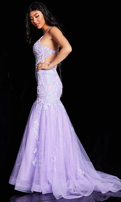 Jovani 37487 - V Neck Mermaid Prom Dress Prom Dresses