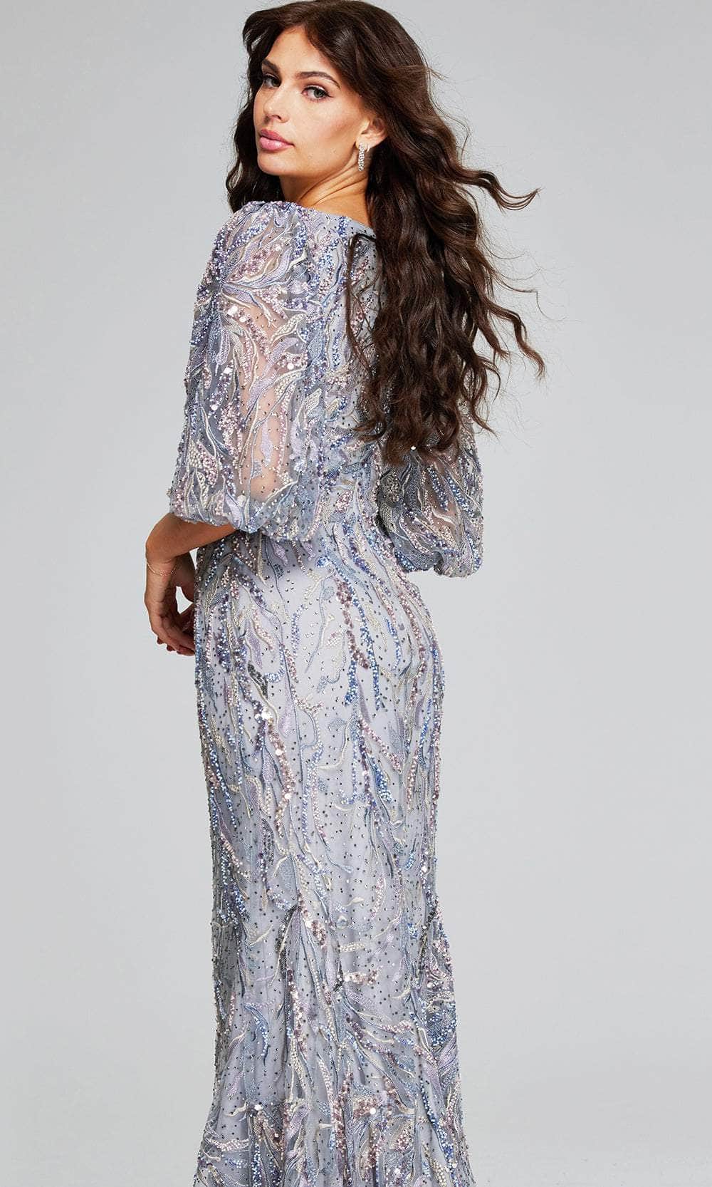 Jovani 38110 - Square Neck Embellished Evening Gown Special Occasion Dress