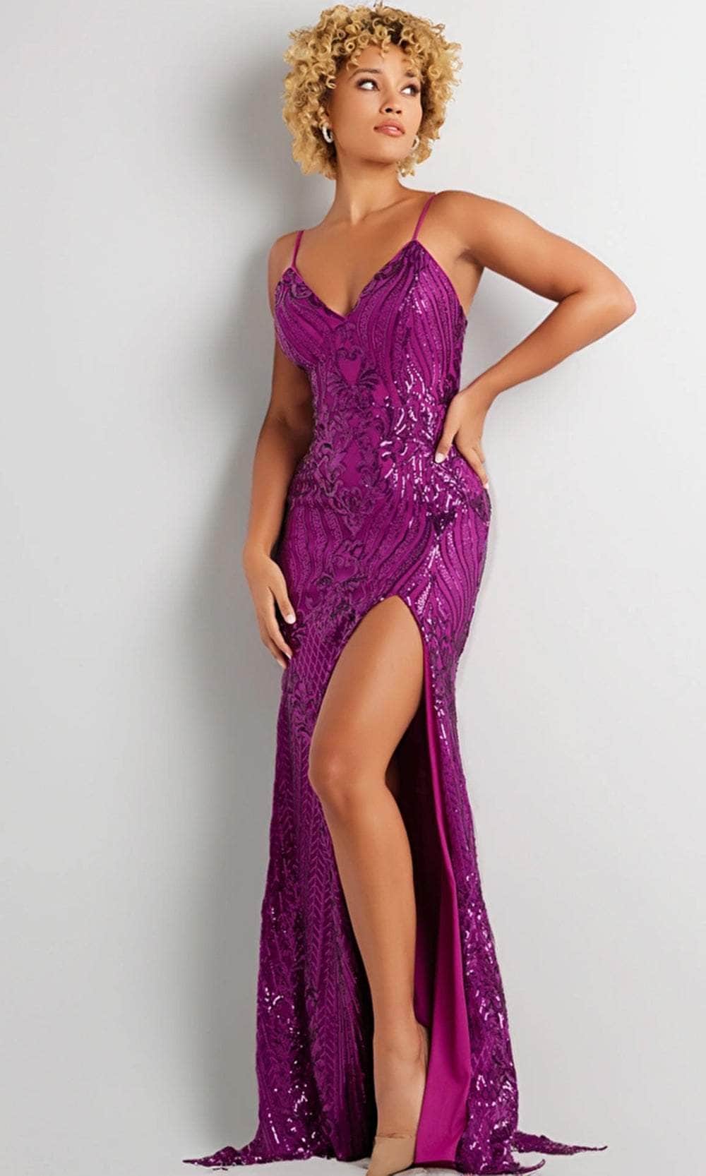 Jovani 38337 - Sleeveless Sequin Dress Evening Dresses