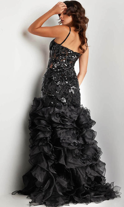 Jovani 38358 - Sequin Truffle Trumpet Prom Dress Special Occasion Dress