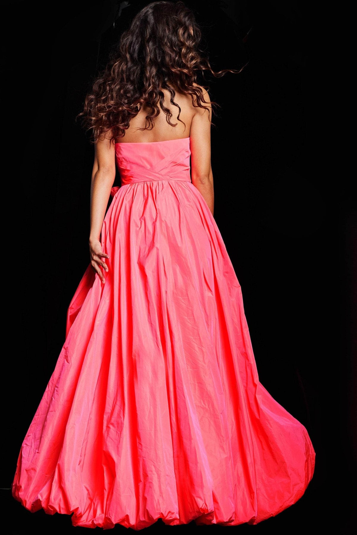 Jovani 38382 - V-Neck Taffeta Prom Gown Special Occasion Dress