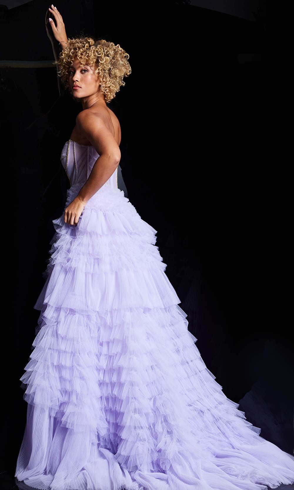 Jovani 38539 - Sweetheart Tiered Ballgown Special Occasion Dress