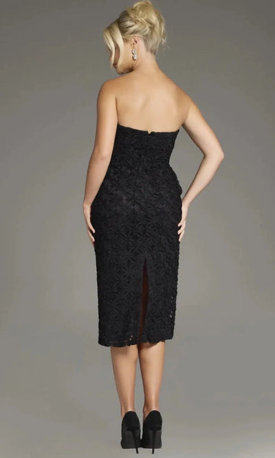 Jovani 39076 - 3D Embroidered Bow Detail Cocktail Dress Semi Formal