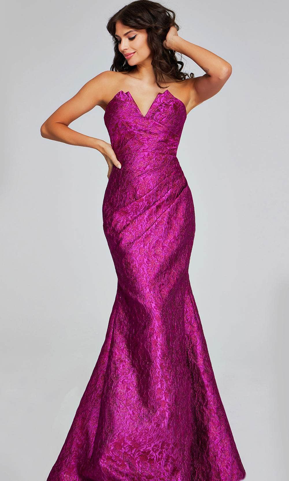Jovani 39114 - Strapless Vibrant Evening Gown Special Occasion Dress