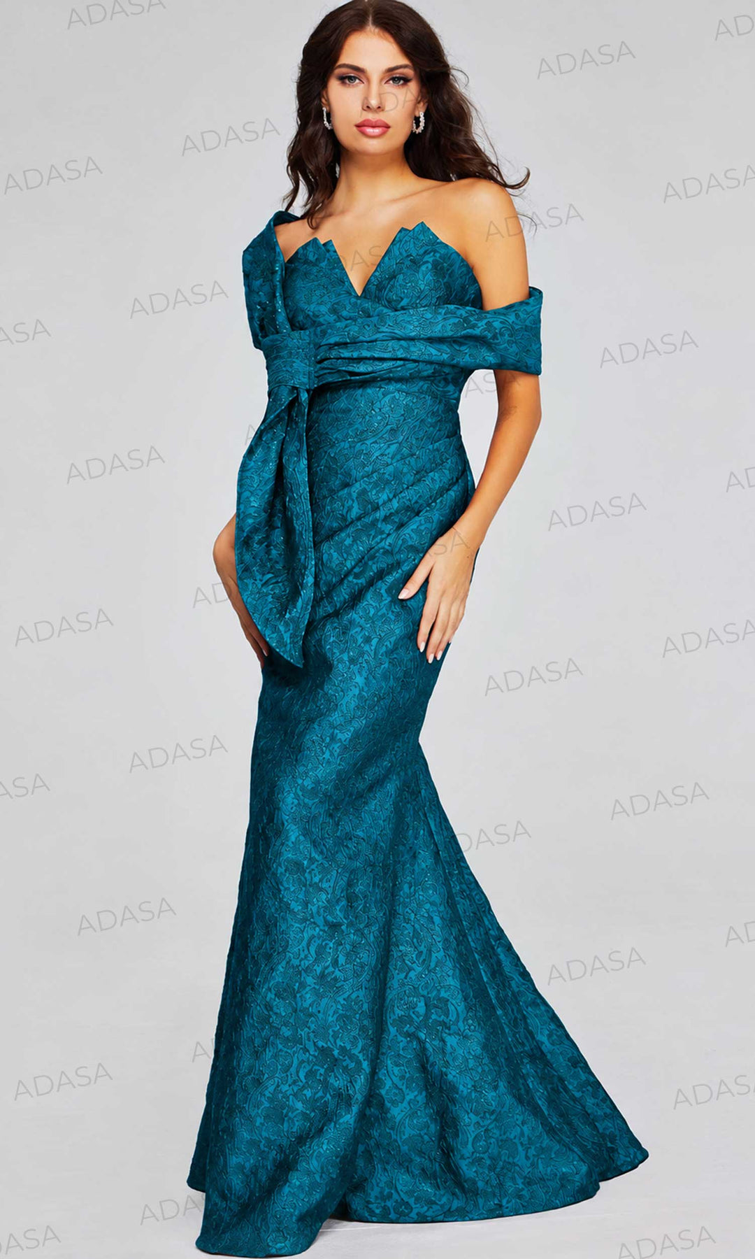 Jovani 39114 - Vibrant Mermaid Evening Gown