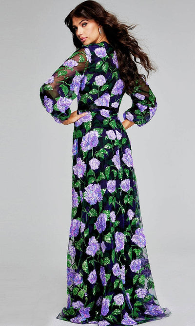 Jovani 39115 - Floral Embroidered Evening Gown Special Occasion Dresses