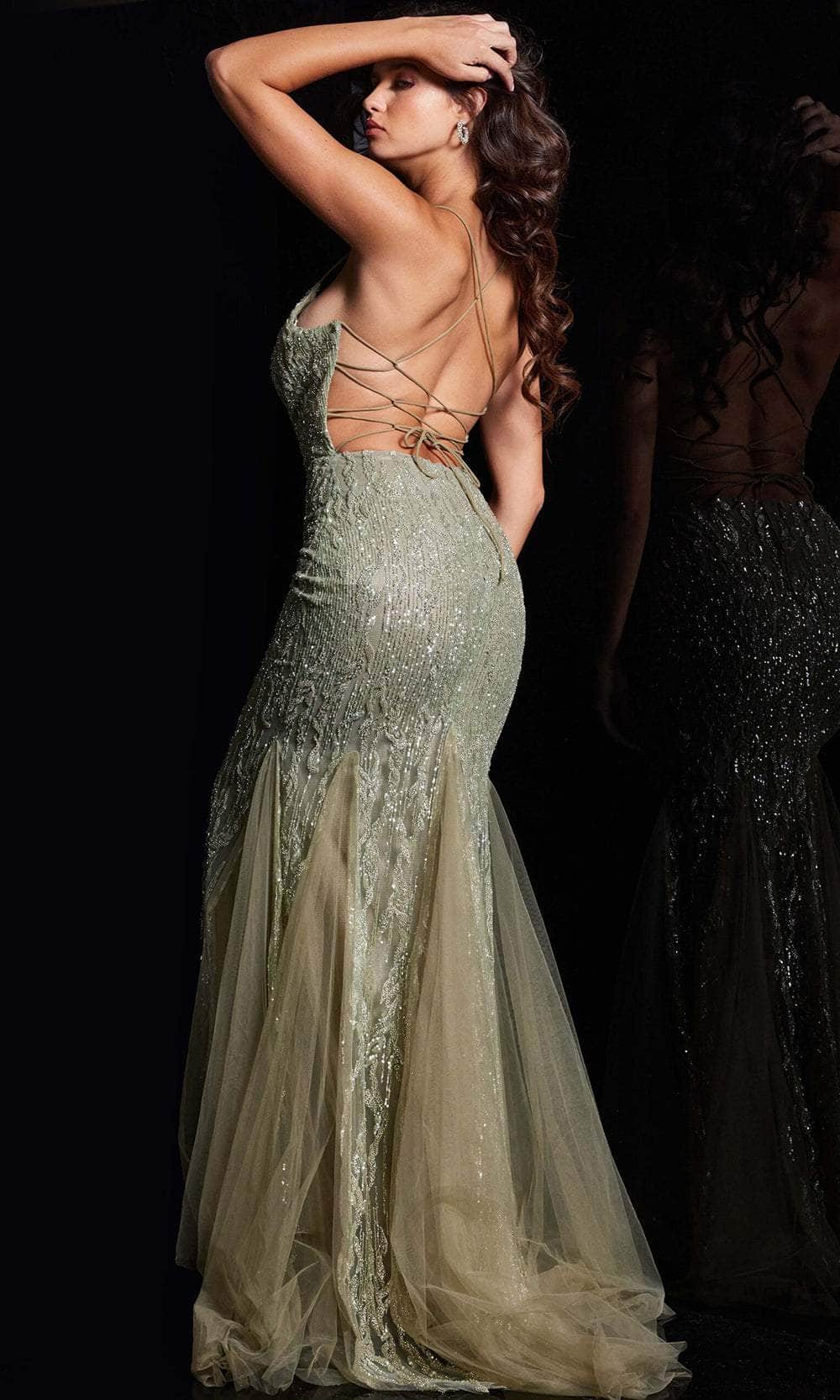 Jovani 39292 - Open Back Embellished Prom Dress Special Occasion Dress