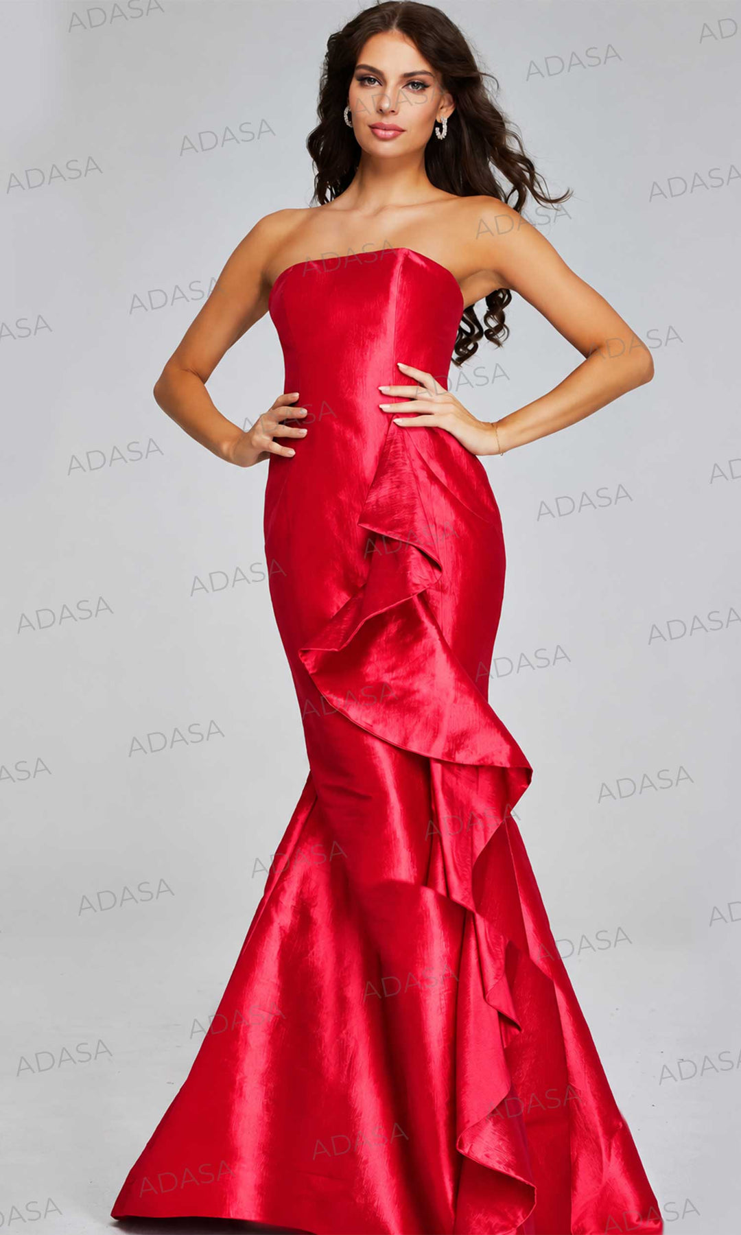 Jovani 39368 - Strapless Mermaid Evening Dress