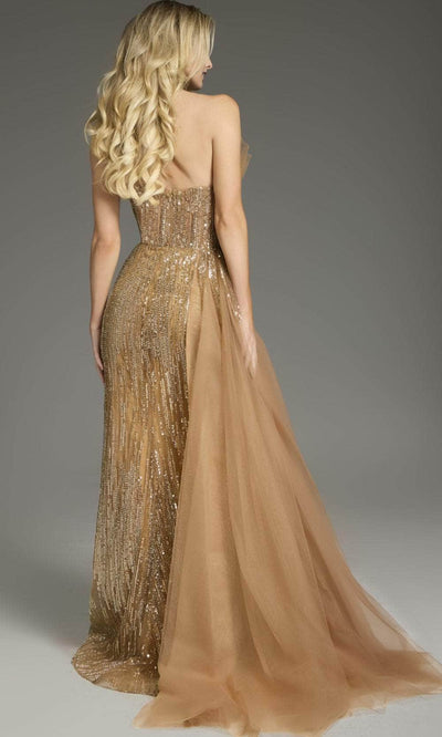 Jovani 39387 - Sequin Strapless Prom Gown Formal Gowns