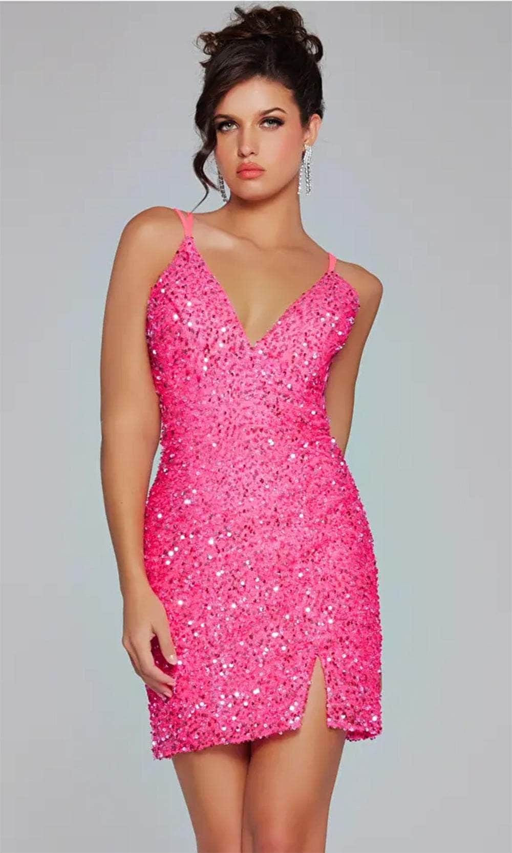 Jovani 39630 - Fitted Sequin Cocktail Dress Special Occasion Dresses