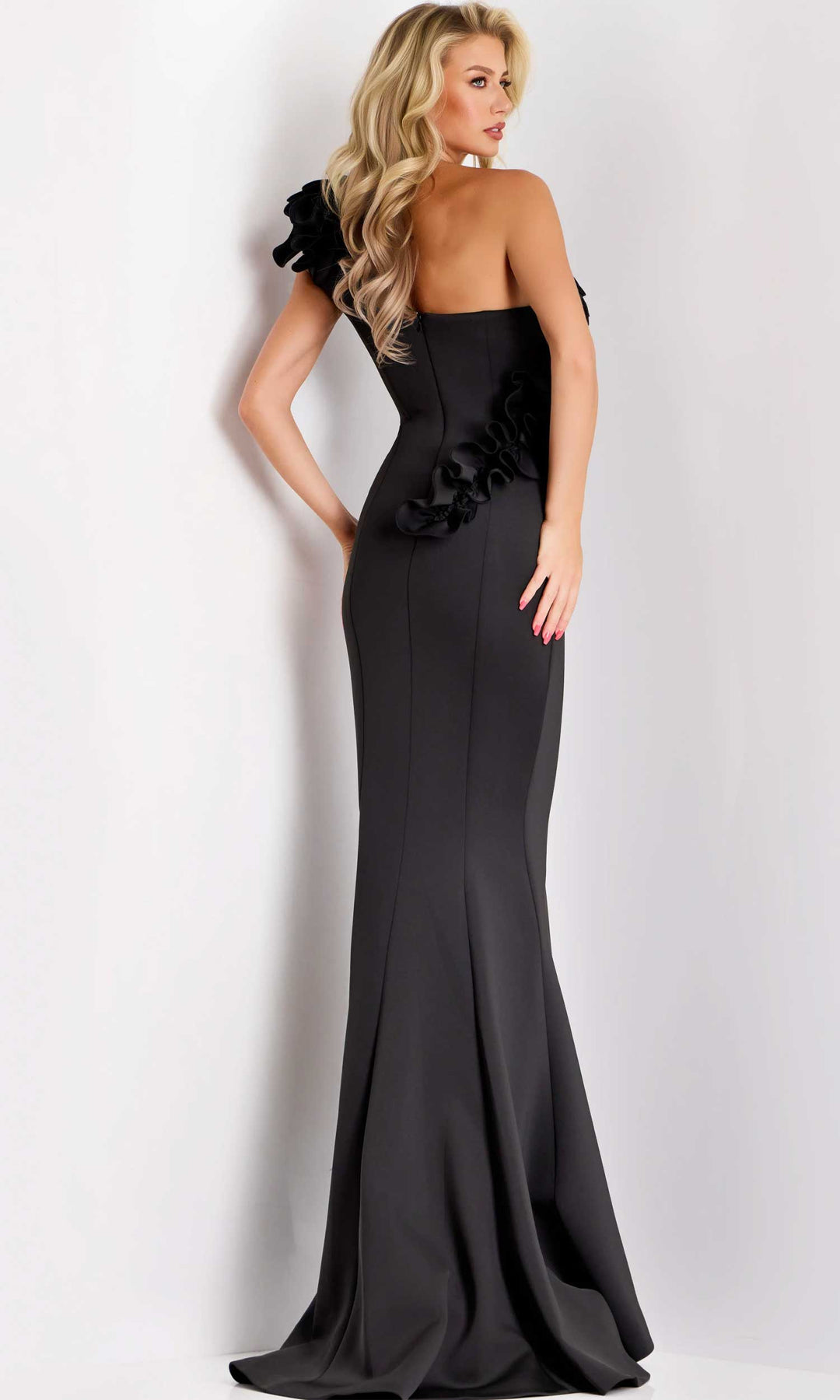 Jovani 39751 - One Shoulder Evening Gown
