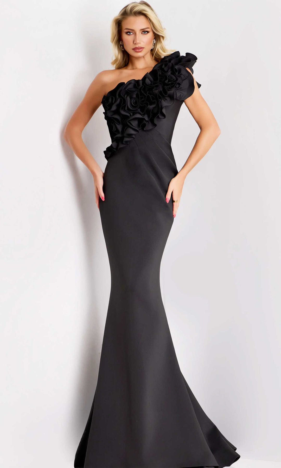 Jovani 39751 - One Shoulder Evening Gown