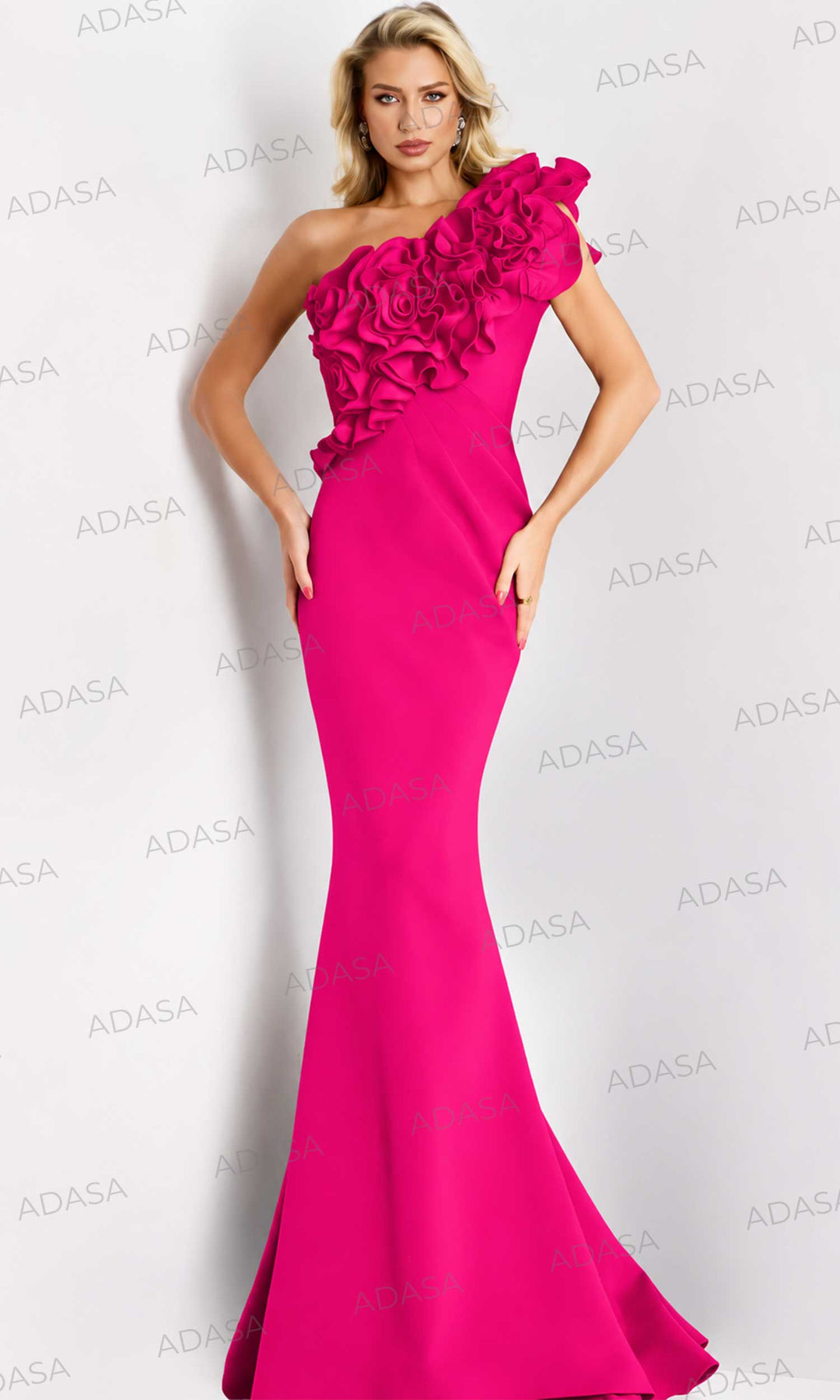 Jovani 39751 - One Shoulder Evening Gown
