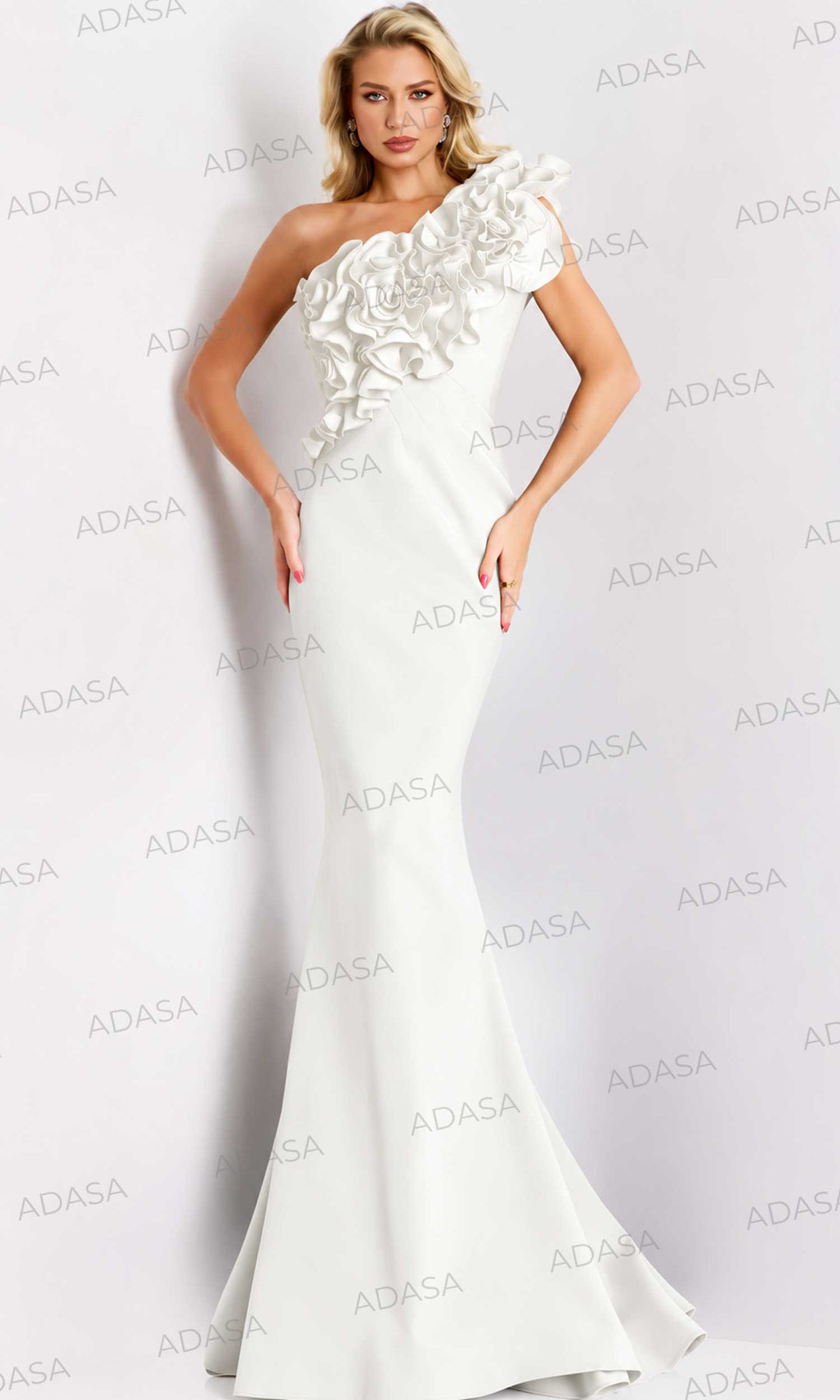 Jovani 39751 - One Shoulder Evening Gown
