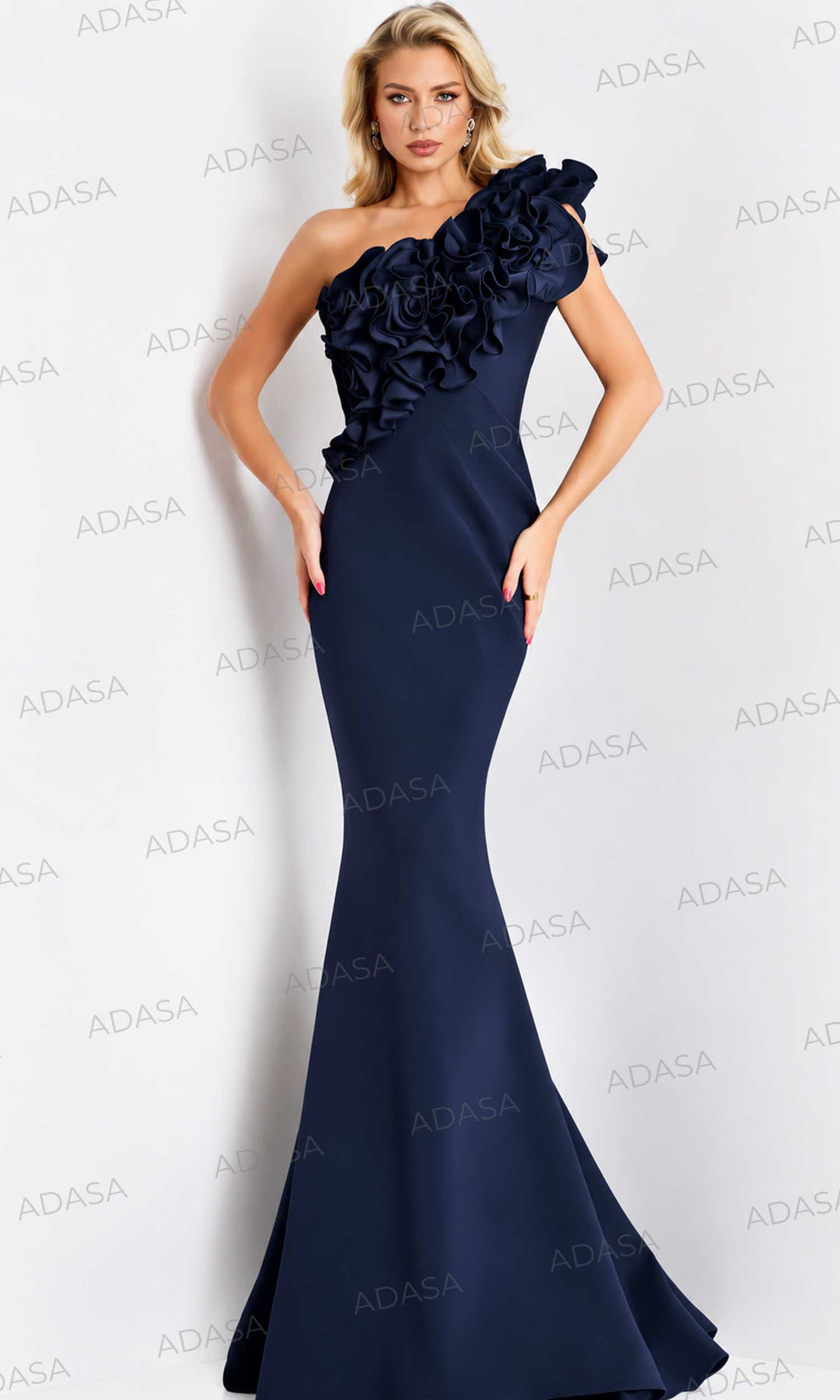 Jovani 39751 - One Shoulder Evening Gown