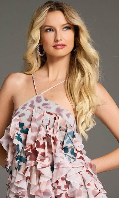 Jovani 39822 - Open Back A-Line Prom Gown Evening Dresses