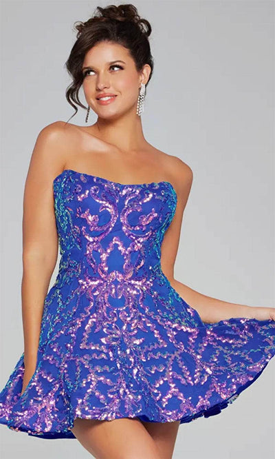 Jovani 39927 - Strapless A-Line Cocktail Dress Special Occasion Dresses