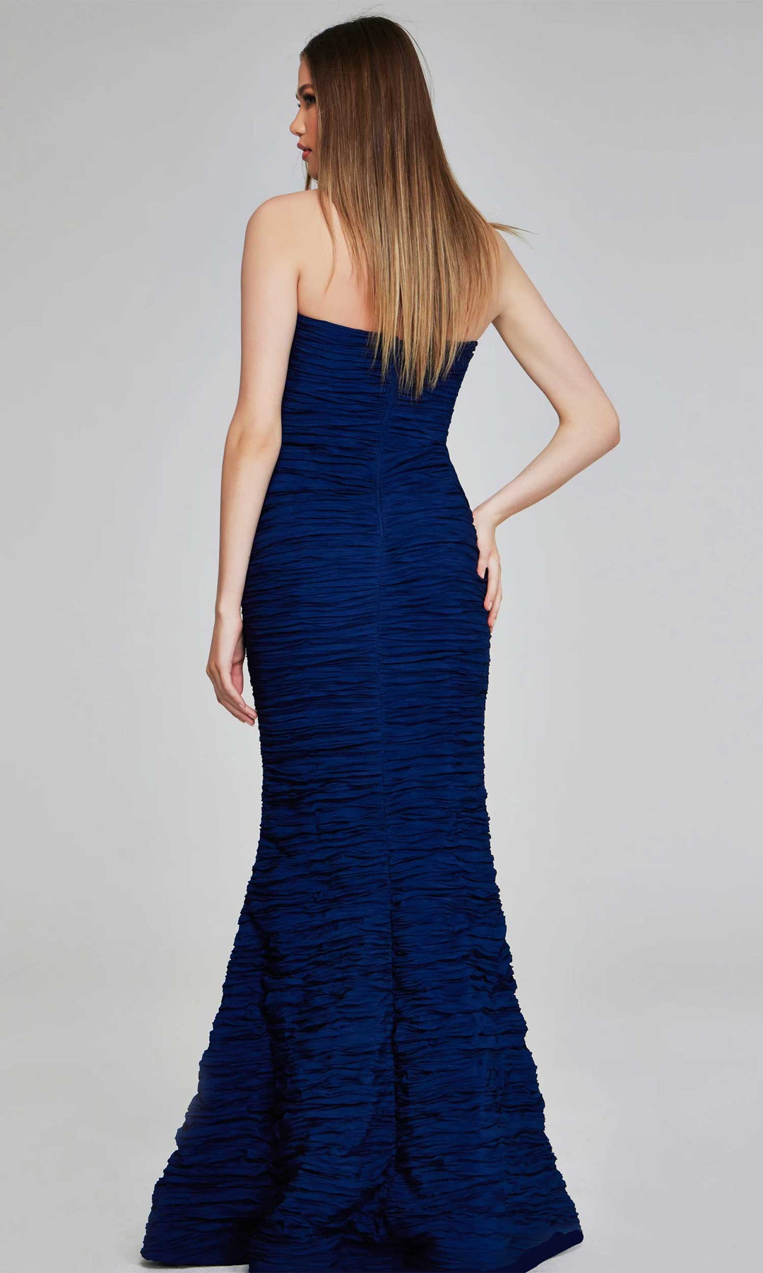 Jovani 40045 - Textured Mermaid Evening Gown